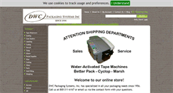 Desktop Screenshot of dwcpackaging.com